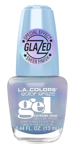 Image of L.A. COLORS Gel Glazed Nail Polish, Glass Slippers CNL691W
