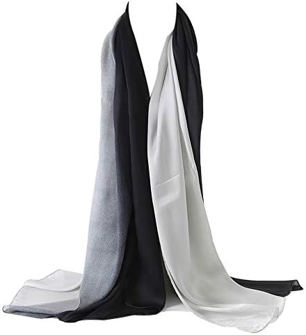 BeillonescBellonesc Silk Scarf 100% silk Long Lightweight Sunscreen Shawls for Women