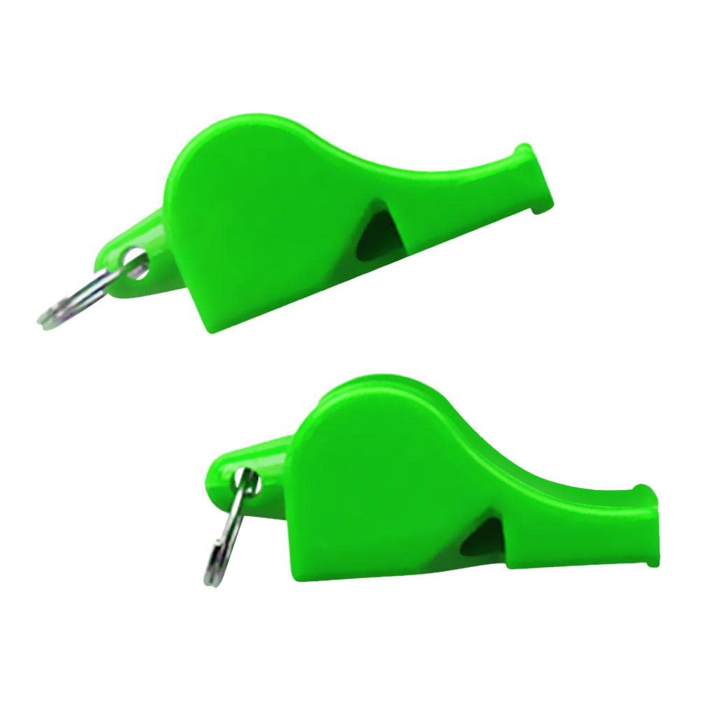 LICHTS Emergency Survival PVC Whistle Marine Safety Camping Boating Green-image-26