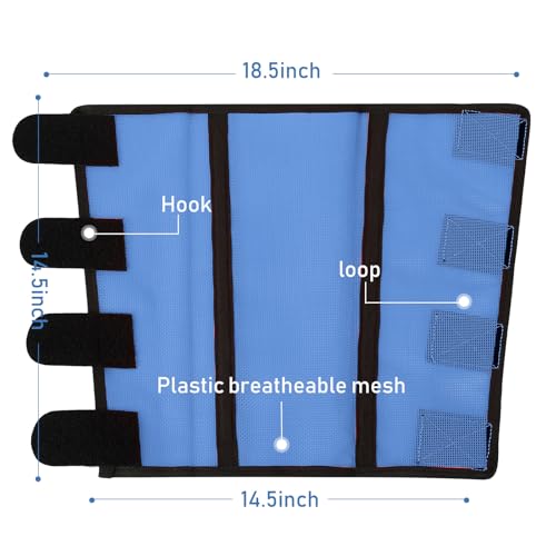 Image of Jexine Set of 8 Mesh Fly Boots for Horse Loose Fitting Non Slip Breathable Horse Fly Leggings Protective Reduces Stress Leg Fatigue Wraps for Preventing Flies Mosquitoes Bite