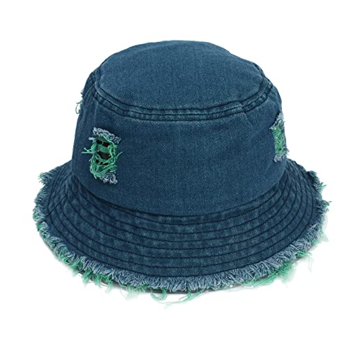 Winter Warm Faux Fur Bucket Hat Fluffy Fuzzy Harajuku Tie Dyeing Print Wide Brim Sun Hats Portable Outdoor Sun Hat For Women Men,Furry Bucket Hat,Winter Bucket Hat Green #TOP30