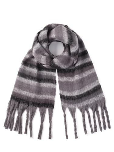 kaliya Womens Chunky Oversized Plaid Winter Scarf for Women,Women's Fashion Colorful Christmas Blanket Scarf Ladies Scarves