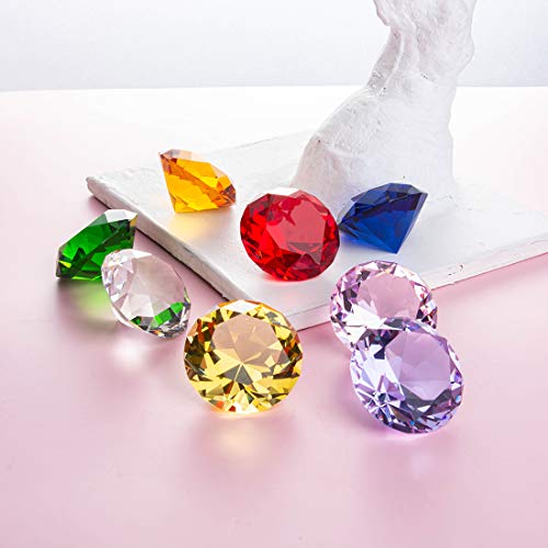 Longwin LS0508MP-KJ 50Mm (2") Crystal Diamond Pirate Gems And Jewels Paperweight Table Decor Multicolor Christmas Centerpiece Gift Idea thumb #4
