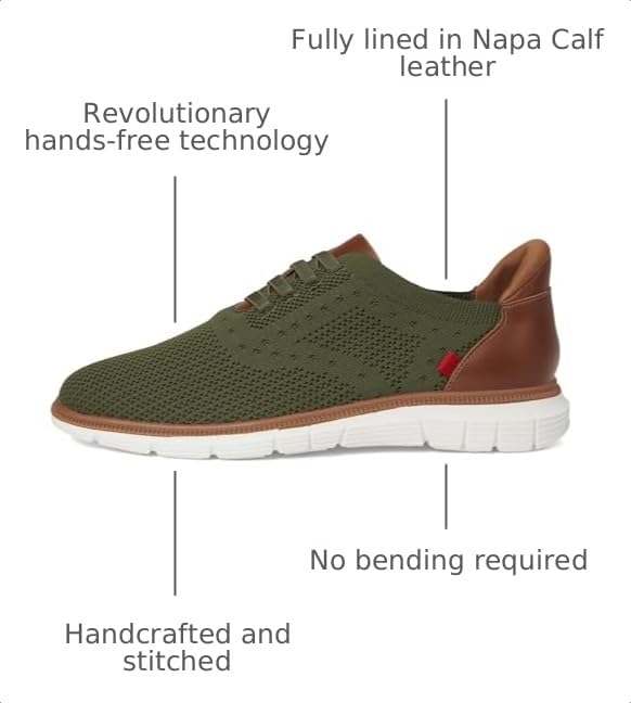 Image of Marc Joseph New York Men's Charles Ave Sneakers (Hands Free Technology)