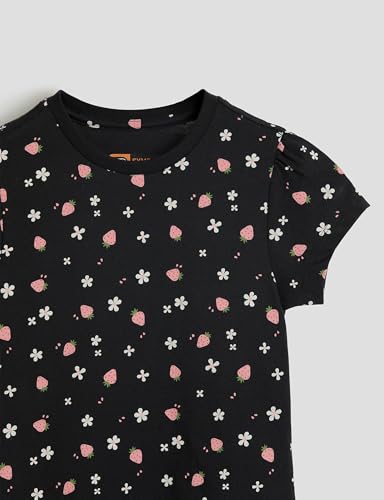 Image of Amazon Brand - Symbol Girls 100% Cotton Graphic Printed Half Sleeves Regular fit T-Shirt