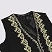 Victorian Waistcoat for Men Slim Fit Jacquard Embroidered Opera Vest Medieval Court Prince Costume Performance Wear