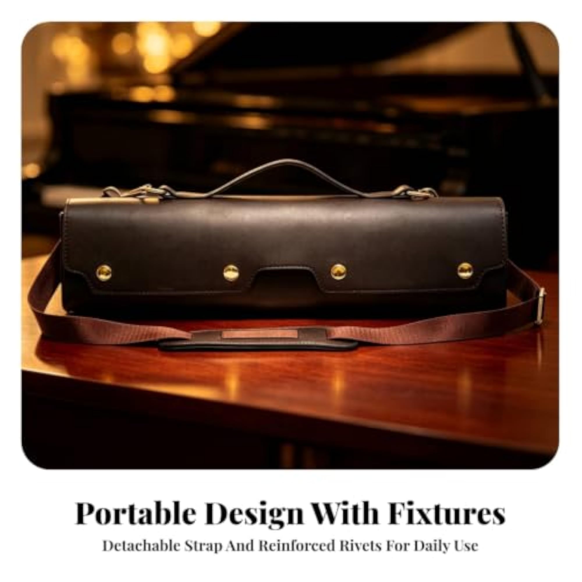 Soft-Sided Flute Carrying Bag with Shoulder Strap