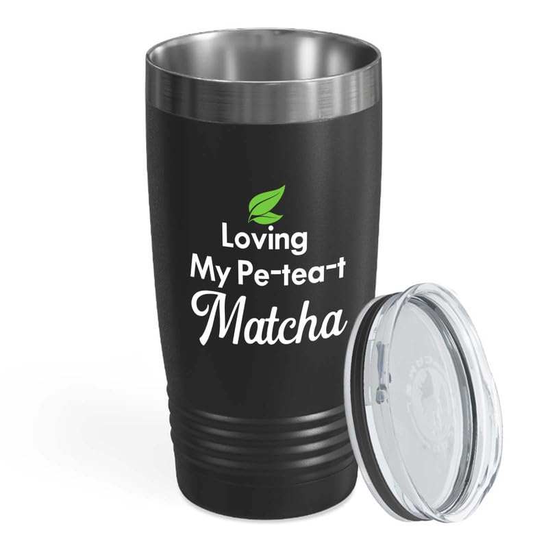 Taza tumbler para té 20 onzas diseño impreso miniatura 1