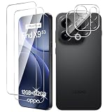 Vanrain Vetro Temperato per OPPO Find X9 5G, 2+2 Pezzi Vetro Pellicola e Fotocamera Protezione, Schermo Durezza 9H Definizione HD Anti Graffio