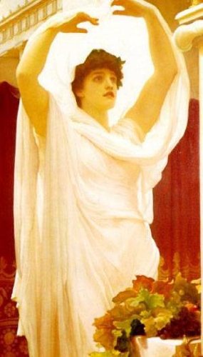 Peinture à l'huile Invocation chef-d'œuvre Leighton émotion artistique pour maison