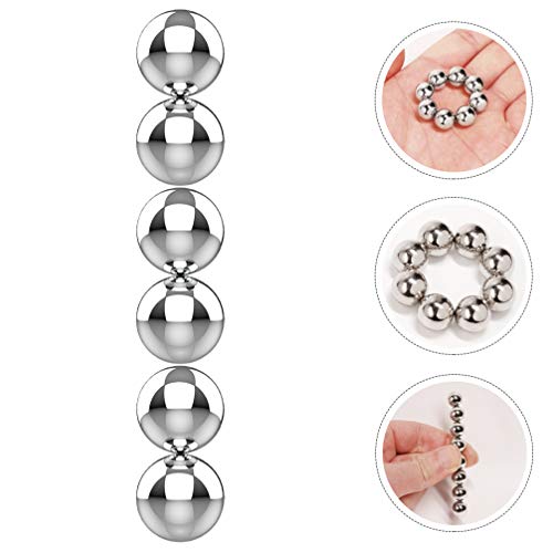 HEALLILY 6 Peças de Bolas Magnéticas Braçadeiras de Mamilo Feminino Clipe de Mamilo Não Perfurado Ma