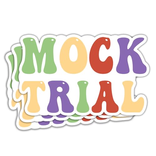 JEFARIK (3 Pcs) Law Student Stickers Mock Trial Stickers AMTA Moot Court Future Lawyer Stickers Attorney Stickers Law School Stickers Lawyer Student Gifts Decorations Bottle Laptop Car Window 3"x4"