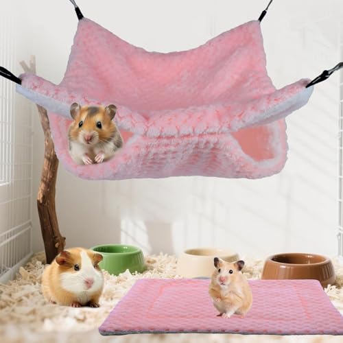 Maison pour hamster avec grotte et tunnel doux pour petit rongeur - 7