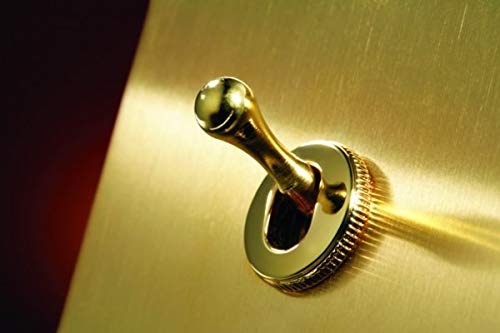 Interrupteurs Arnould Collection Mémoire – Double Va-et-vient + Simple Bascule Laiton