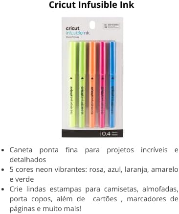 Cricut.4), Neons (5 ct) Infusible Ink, (2006259)