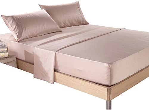 Silk Soft Satin Bed Sheet Set,Anti Slip Satin Sheet Sets,Luxury Sheets with Satin Pillow Cases,15 Inch Deep Pocket Fitted Sheet, Twin Sheet Set in Sand