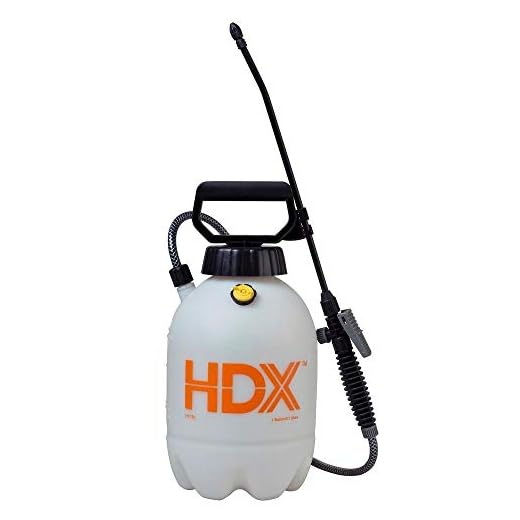 HDX Pet Control Sprayer, Weed Control Sprayer - 1 Gallon, Multi-Purpose, Comfortable-Grip Pump Handle, Polyethylene Funnel TOP Tank, Corrosion-Resistant Poly Wand & Nozzle Spray System - #1501HDX