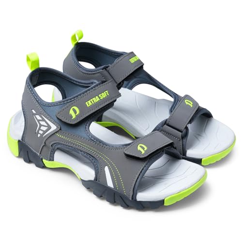 Image of DOCTOR EXTRA SOFT Men's Classic Athletic & Outdoor Casual Sandals /Floaters with Adjustable Cushion Strap for Adult | Comfortable & LightWeight |Stylish & Anti-Skid |Everyday Use for Gents & Boys D-304