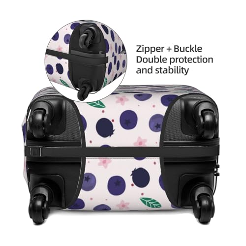 Travel Luggage Cover Protector - Cute Blueberry No.1017 Washable Suitcase Covers For 18-32 Inch Luggage4