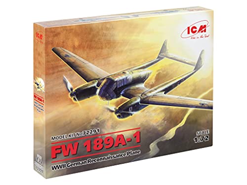 Maquette Avion FW 189A-1 ICM 72291 1/72 : Réplique Historique Premium en Plastique