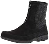 Scotchgard Propet Women\'s Delaney Mid Zip Calf Boot, Black Suede, 10 2E US