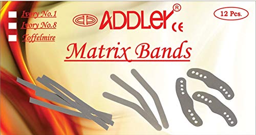 ADDLER DENTAL MATRIX BAND IVORY NO-1 12 PCS, IVORY NO-8 12 PCS, AND TOFFELMIRE 12 PCS TOTAL-36 PCS-image-4