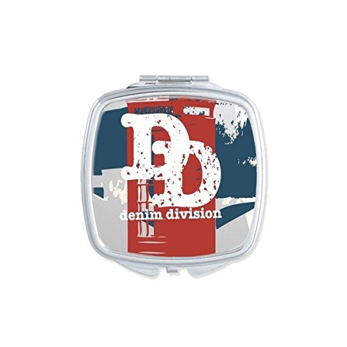 Miroir de poche mignon motif cabine téléphonique rouge un cadeau idéal pour passionnés d'art