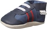 Bobux BB 4237 Babyschuhe, Marineblau/Rot