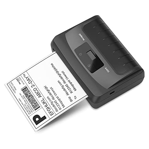 POLONO A400 Bluetooth Thermal Label Printer, 4x6 Label Printer for Shipping Packages Small Business, Bluetooth Shipping Label Printer for iPhone, Android & PC, Compatible with Amazon, Ebay, ect. Cover