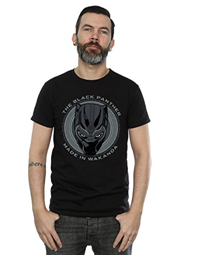 Image of Marvel Men's Black Panther Made in Wakanda T-Shirt Black XX-Large