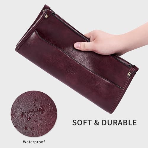 Image of HKCLUF Vegan Leather Crossbody Bags Purse for Women Trendy Tassel Hobo Handbag Women With 2PCS Adjustable Guitar Strap | Vegan Leather