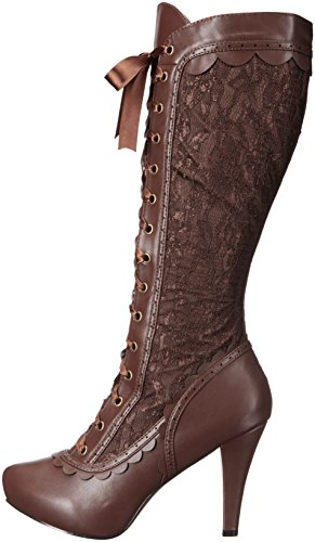 Ellie Shoes Women's 414-Mary Victorian Boots - Witch Costume Shoes, Brown, 11 #TOP7