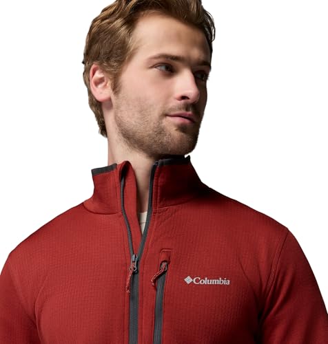 Image of Columbia Men's Essential Hike Grid Fleece Full Zip