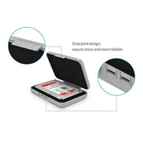 Image of ORICO Hard Drive Case 3.5 inch HDD Storage Protective Bag Anti-Static and Shockproof External Hard Drive Suit for WD,Seagate,Toshiba