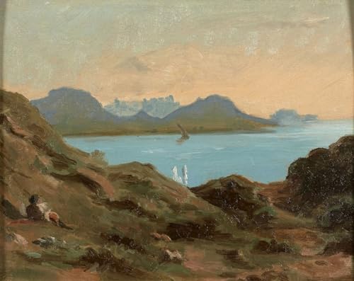 Póster de lienzo Premio Vue à Montredon de Jean Paul Flandrin, cuadro grande 60x90cm