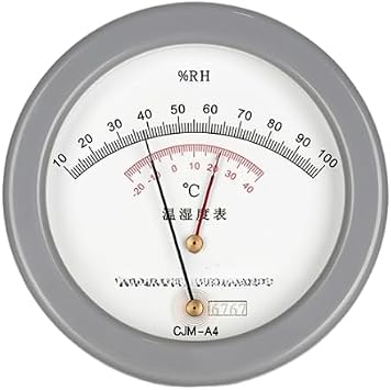 Analog Thermohygrometer WS-1 Using Physical Hair Expansion for Humidity Detection and Mercury-Free Temp Reading