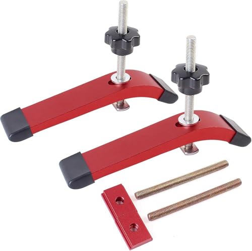2 Stück T Nut Schiene Splint, Aluminiumlegierung T-Track Halteklemmen, T-Nut Schiene Klemmset, Schnâ€¦ – Miniatur