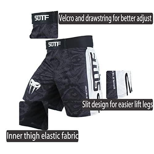 SOTF MMA Boxing Shorts Men Fight Shorts Men BJJ No Gi Shorts3