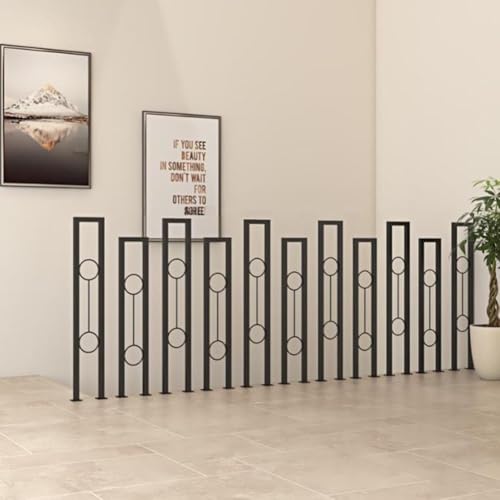 Rampe d'escalier en U Artiz blanche en fer forgé 85cm - 7