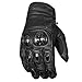 Men's Premium Leather Motorcycle Cruising Street Palm Sliders Biker Gloves M
