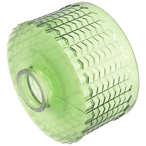 Uonlytech Glass Pendant Light Shade Desktop Accessories Restaurant Glass Lampshade Light Shade Decorate Bar Counter Green Table Top Decor Lamp Shade Green