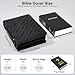 Beinou Bible Cover Case for Women PU Leather Bible Bag Bible Carrying Case Study Supplies Accessories with Tabs for Women, Black