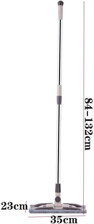 HBJWOV Professional Microfiber Mop for Hardwood, Laminate, Tile Floor Cleaning, Stainless Steel Telescopic Handle