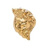 MICFENY Collar ajustable con colgante de concha de estrellas de mar para vacaciones, accesorios de joyería de playa