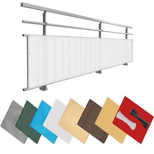 Cache balcon 130x750 protection UV vent cache vue exterieur - 2