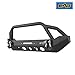 EAG Front Bumper with Winch Plate Fits for 87-06 Wrangler TJ YJ