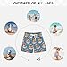 Selerdon Quick Dry Swim Trunks 4th of July Sheltie Blue for Boy Kids Summer Fashion Beach Shorts with Adjustable Waist and Side Pocket for Daily Wear Outdoor Play XS