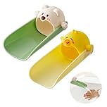 2 Pack Baby Bath Tap Covers for Kids, Food Grade Silicone Faucet Extender for Toddlers, Baby Hand Washing Tap Extension, Kids Sink Extender for Bathroom & Kitchen