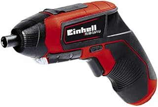Einhell TE-SD 3.6/1 Li Electric Screwdriver | 4.5Nm, Micro USB Charging, Soft Grip, Magnetic Bit Holder, LED Light | 3.6V Cordless Screwdriver Set With 10 Pc Bit Set and Metal Storage Box