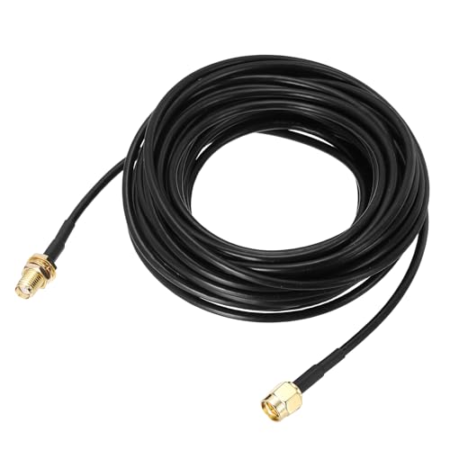 Câble d'extension SMA mâle vers SMA femelle coaxial RG174 flexible de 6m
